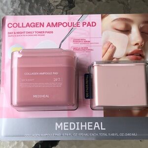 MEDIHEAL Collagen Ampoule Pad Facial Toner Pads – 100CT + 100 Bonus – NEW